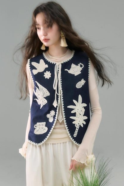 Original Island Rose Tencel Knit Top