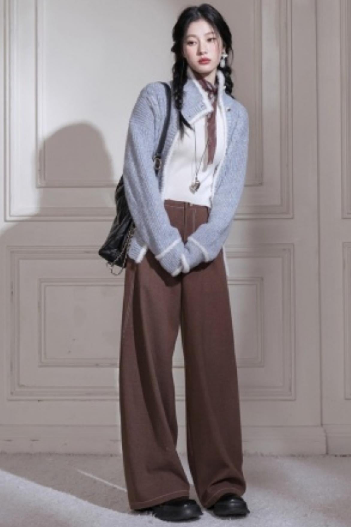 Autumn Maple Silhouette Pants