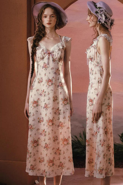Starry Wisteria Lace Dress