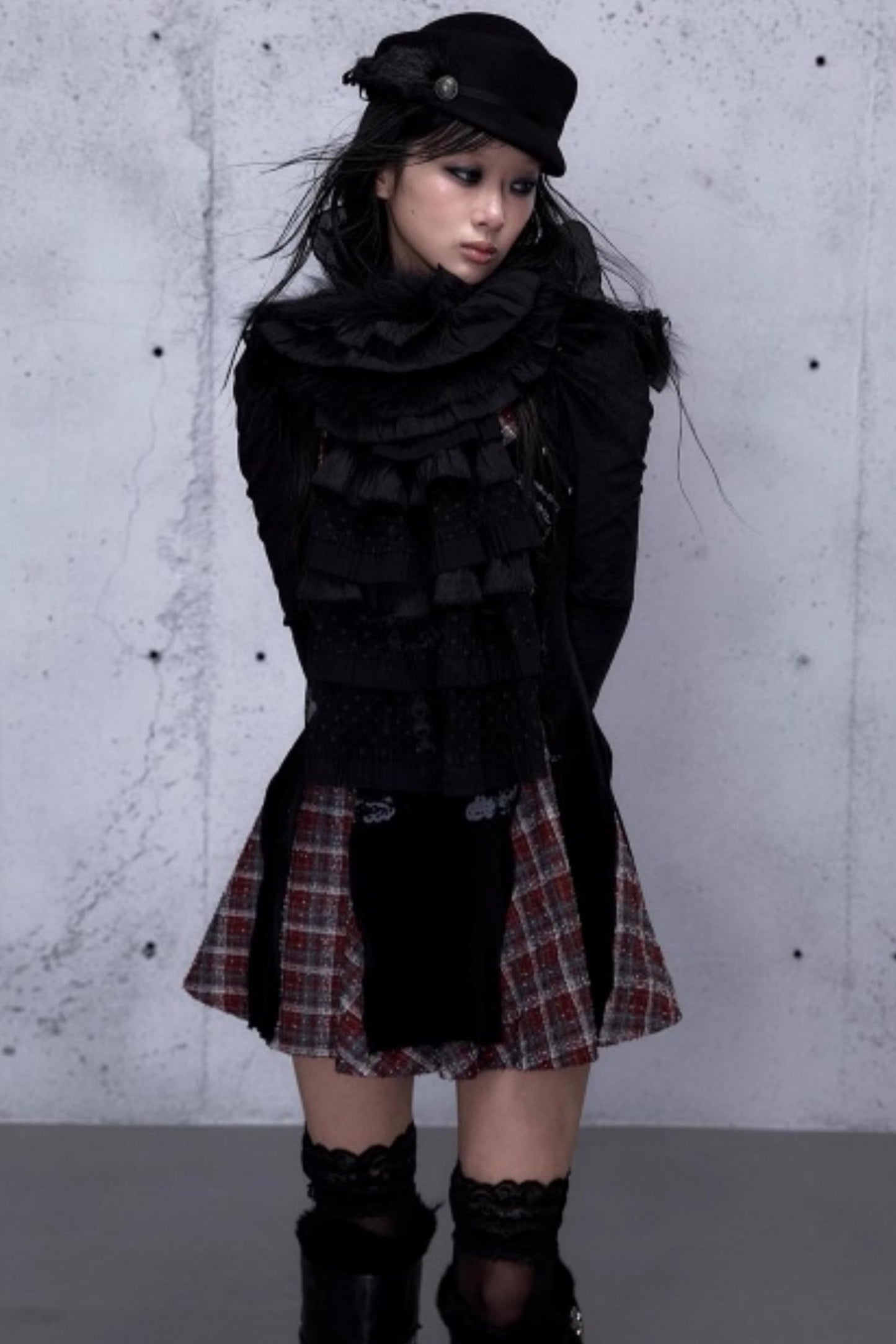 Romantic Lace Layered Scarf