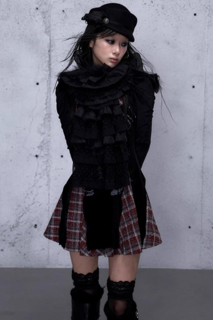 Romantic Lace Layered Scarf