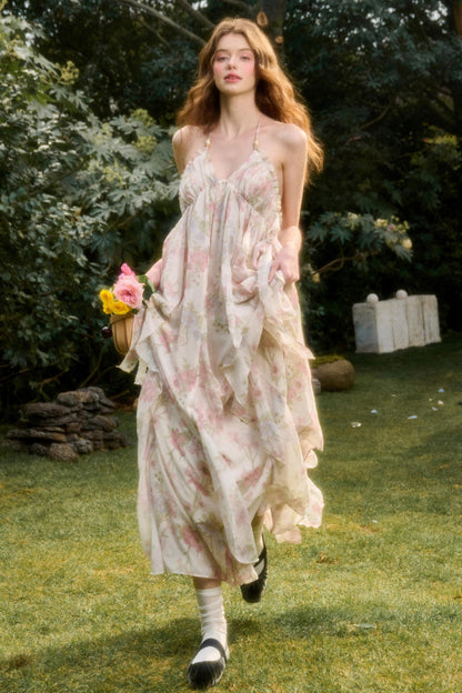 Garden Art Maxi Dress