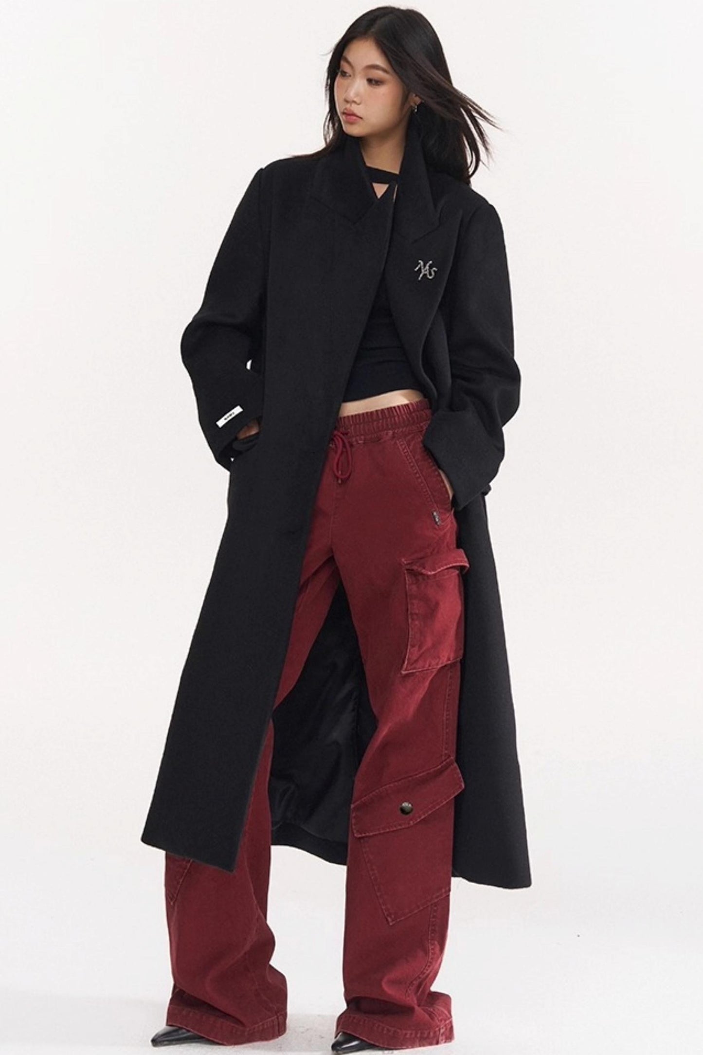 Red Vintage Cargo Pants