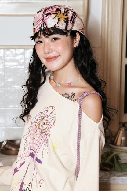 Autumn Off-Shoulder Long Sleeve Top