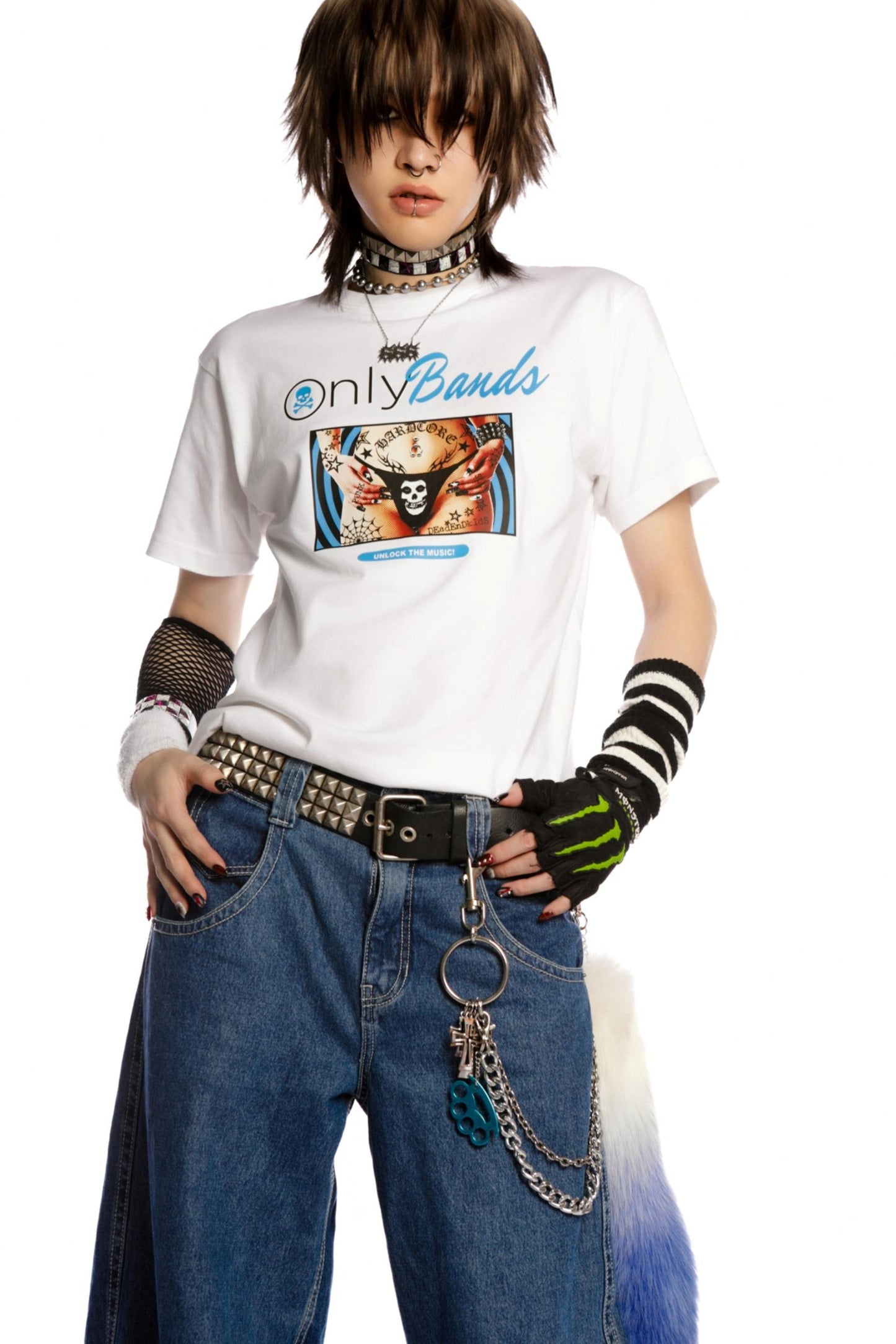 Original Spoof American Street Shoulder T-Shirt