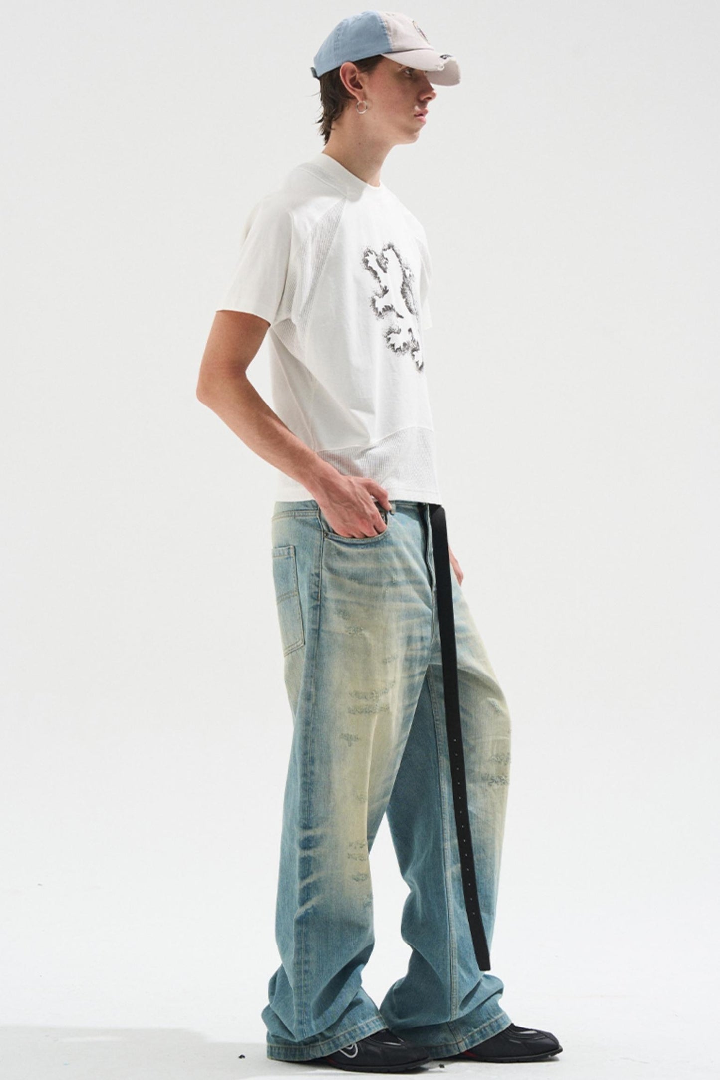 Cat Whiskers Wide-Leg Pants