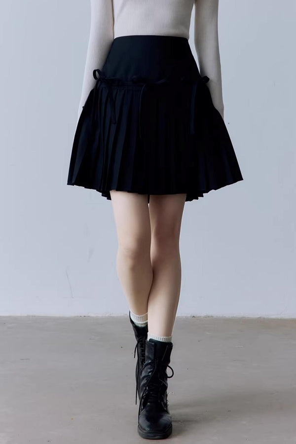 Acetate Wool Bow Skirt