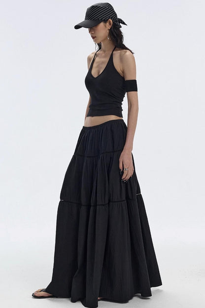 Black Design Tower Skirt