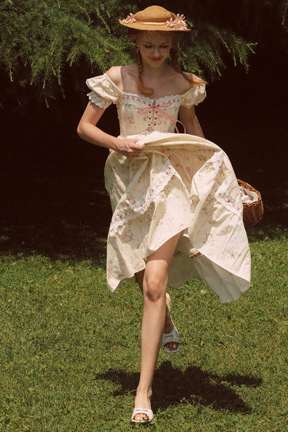 Herringbone Corset Dress