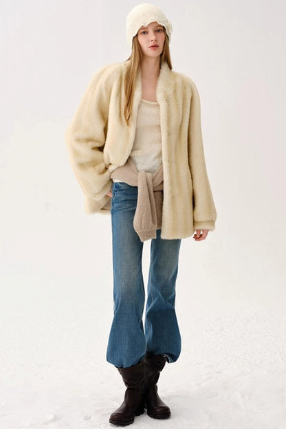 Retro Wool Knitted Cardigan Set-Up