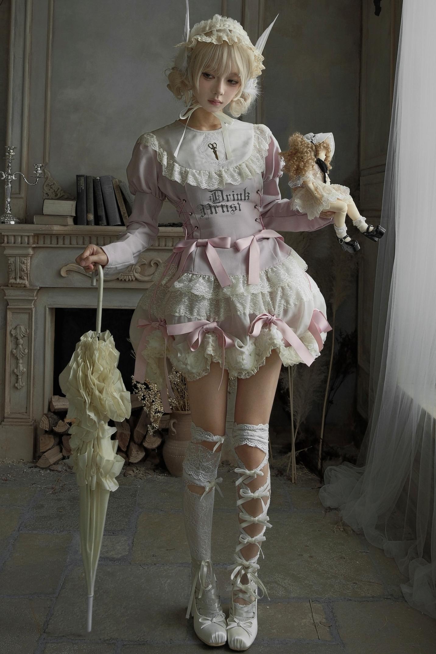 Pink Lace Swing Shirt Set-Up