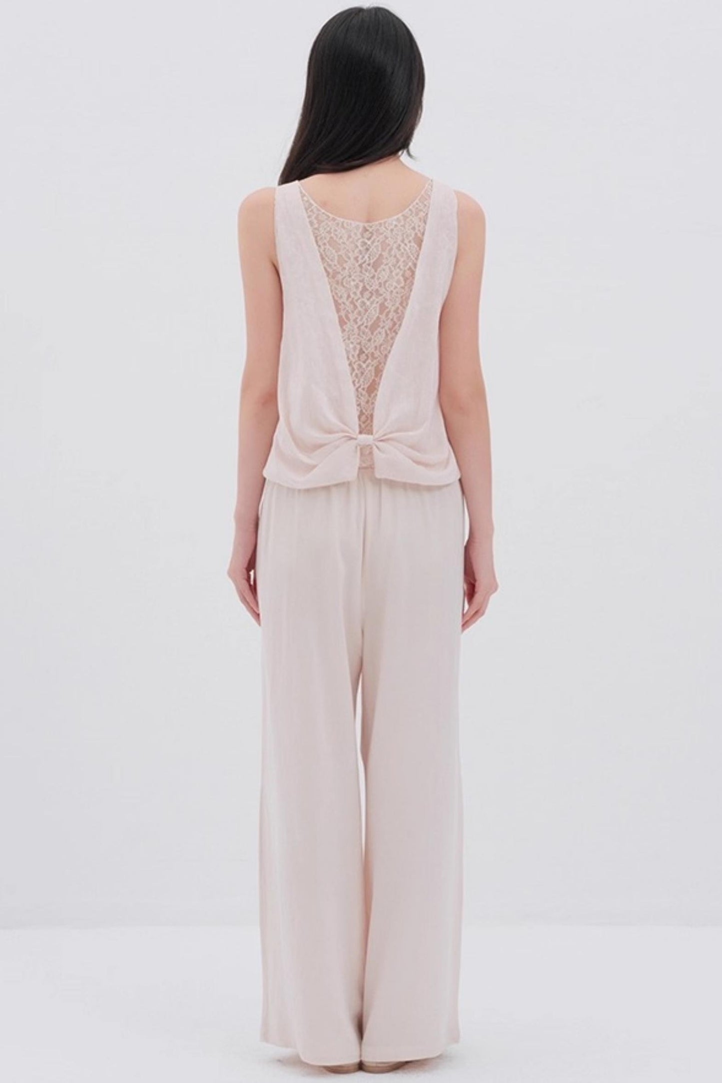 Lyocell Wool Drawstring Slacks