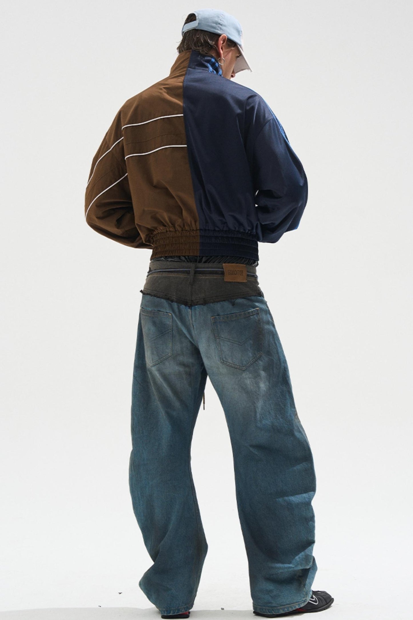 Casual Cropped Zip-Up Jacket