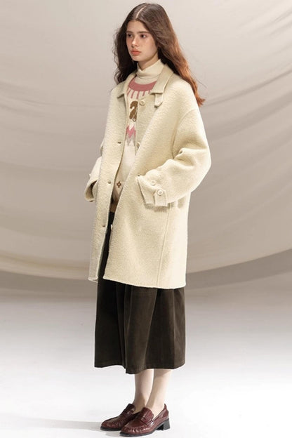 Peach Pinecone Wool Sweater