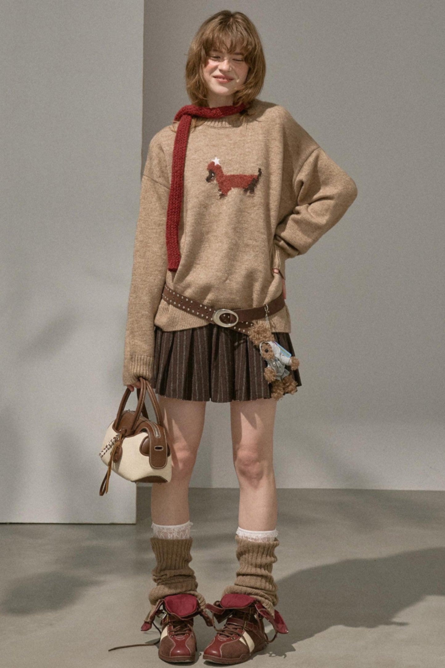 Holiday Dachshund Sweater Top