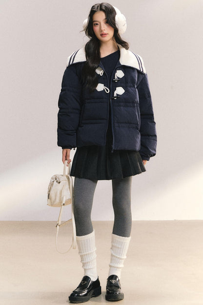 Sailor Collar Duffle Coat