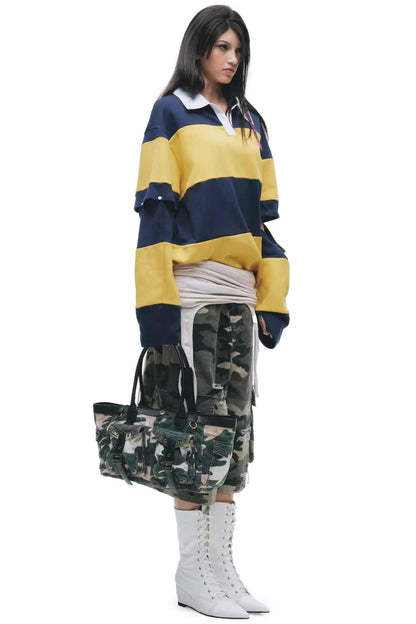 Punk Structured Oversized T-Shirt