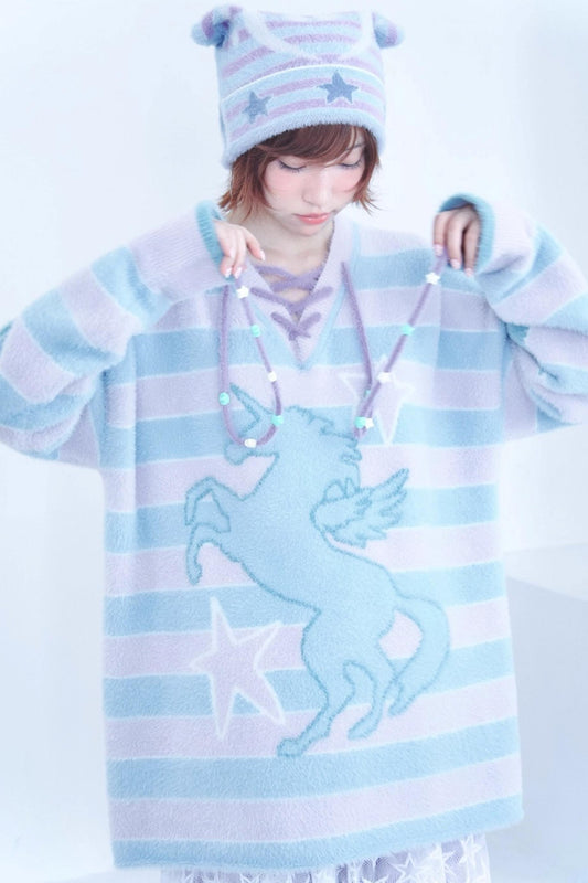 Dream Core V-Neck Knit Top