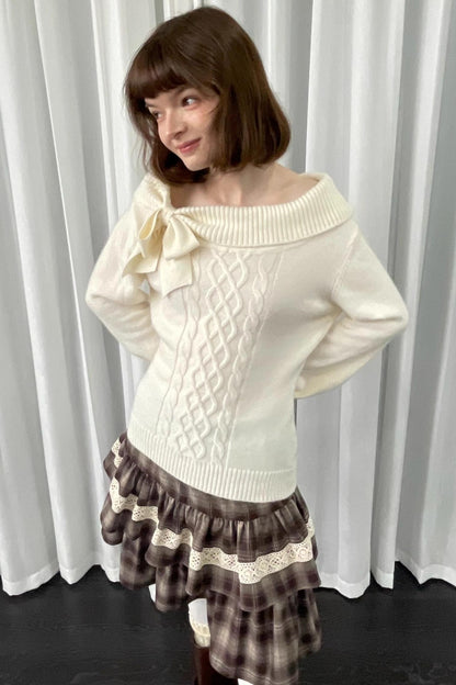 Versatile Lazy Sense Cable Sweater