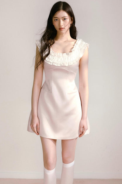 Pink Patchwork Dress