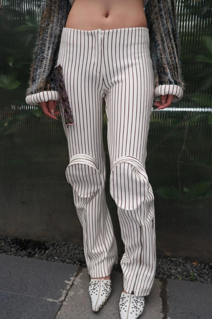 Modern Armor Striped Flared Pants