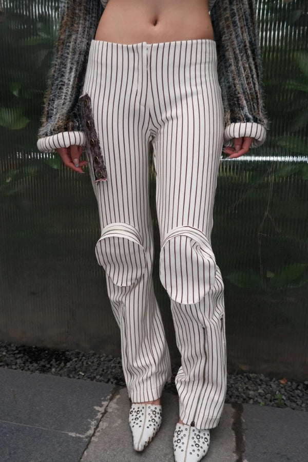 Modern Armor Striped Flared Pants