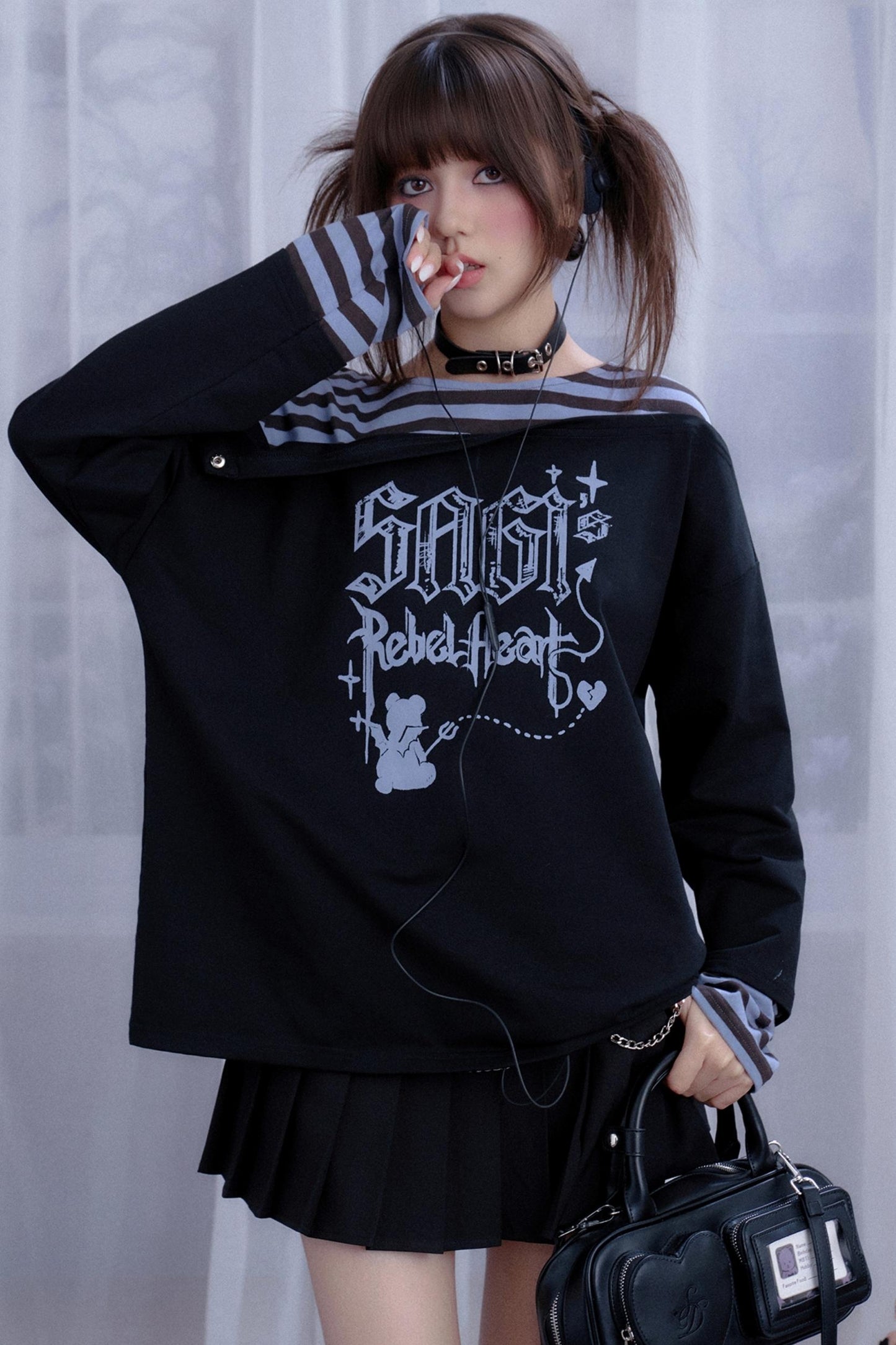 Spirit Striped Long-Sleeved T-Shirt