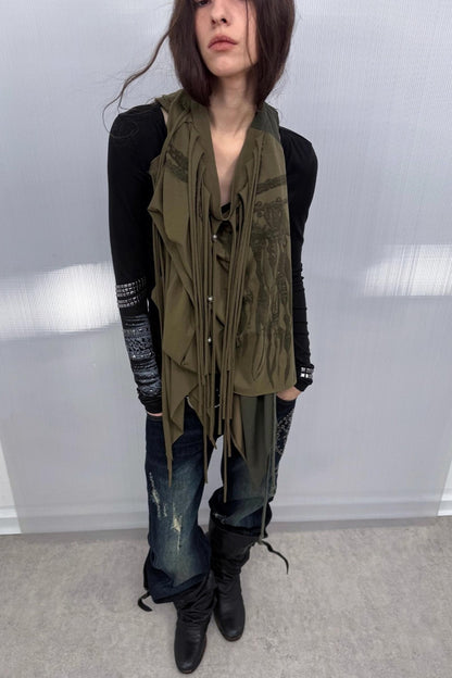 Autumn Original Fringe Wrap Skirt