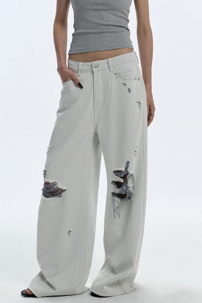 Summer Breathing Wide-Leg Jeans