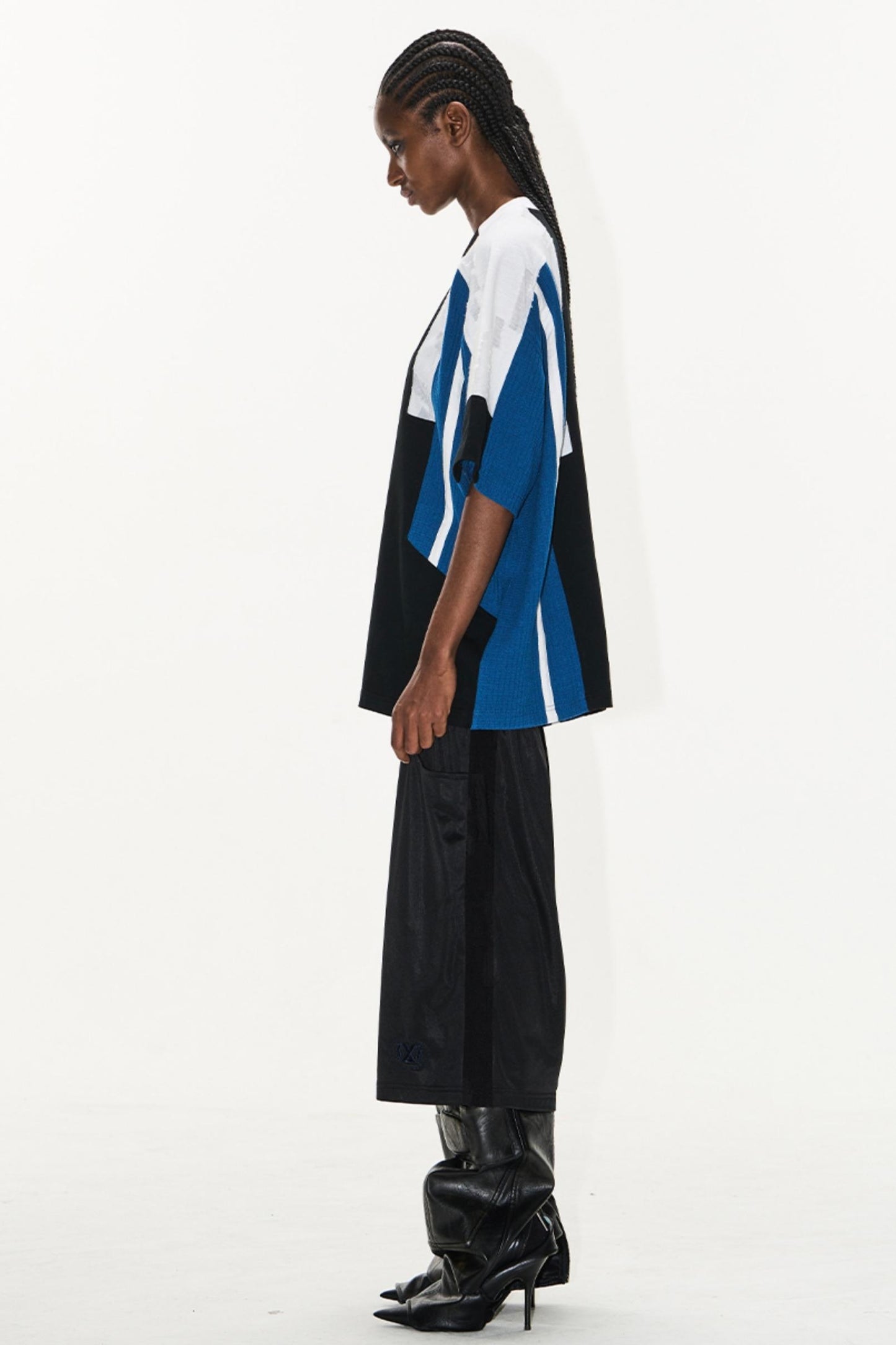 Colorblock Embroidered Tee