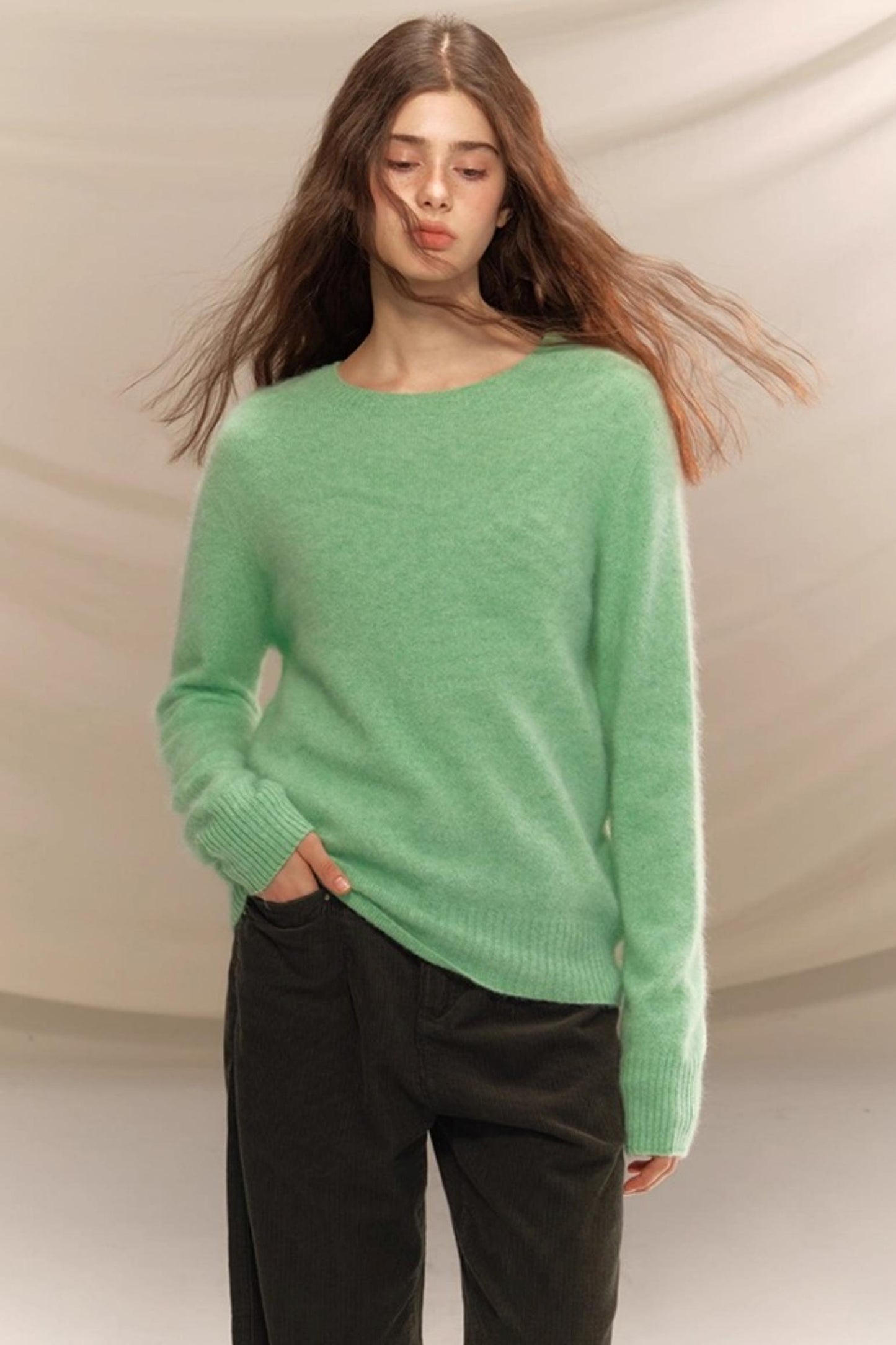 Cashmere Crew Neck Sweater