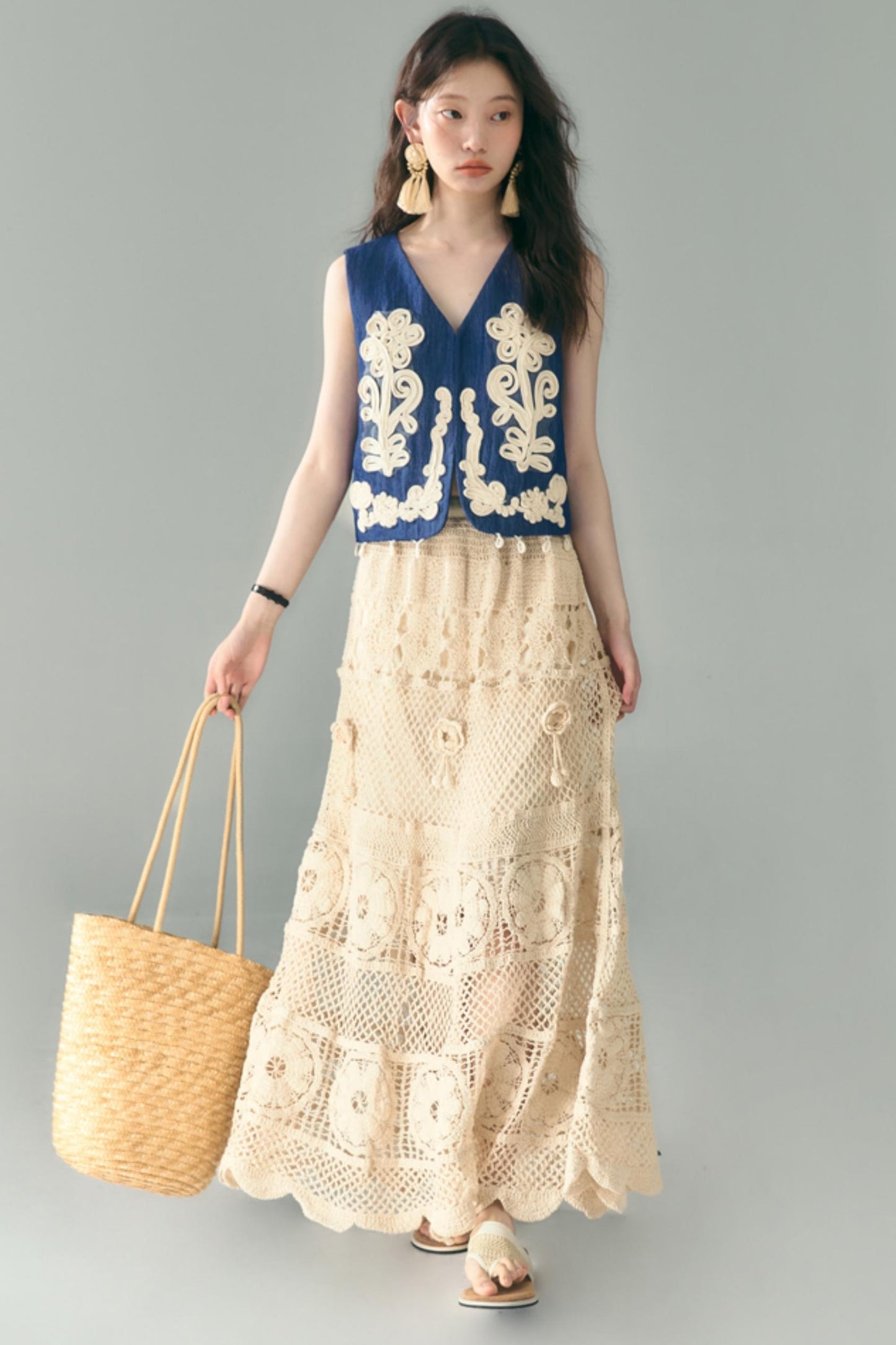 Wilderness Flower Maxi Skirt