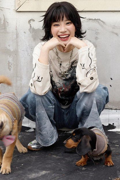 Tidal Gravity Peplum Tee