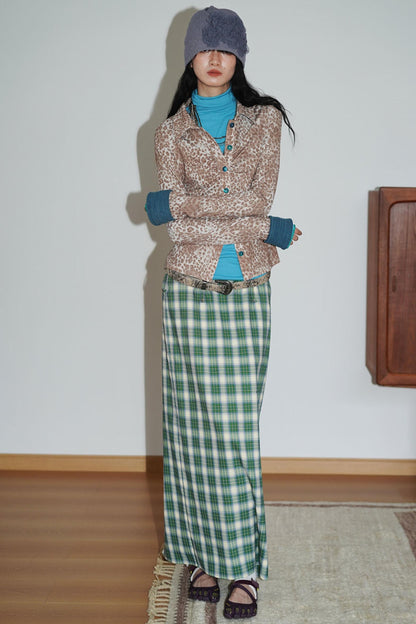 Autumn Leopard Knit Top