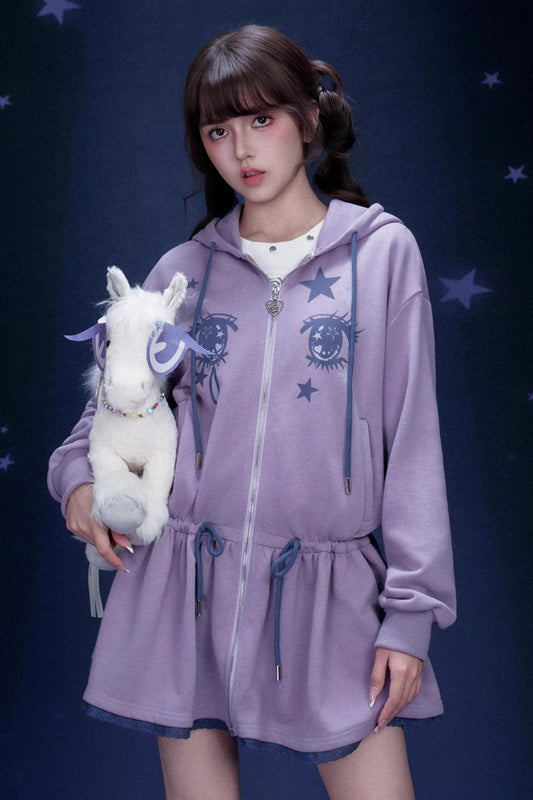 Robe Œil de Licorne Violette
