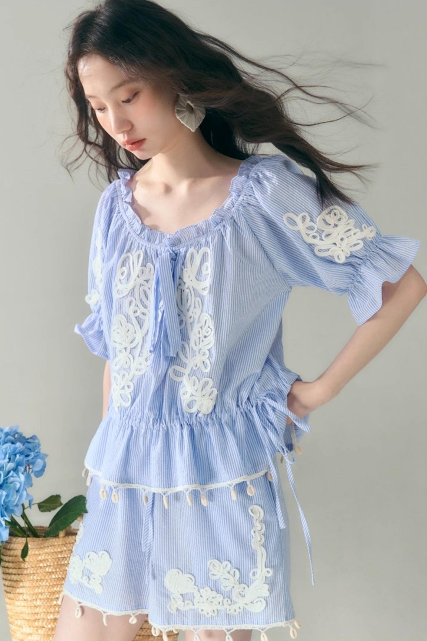 Bloom Embroidered Set-Up