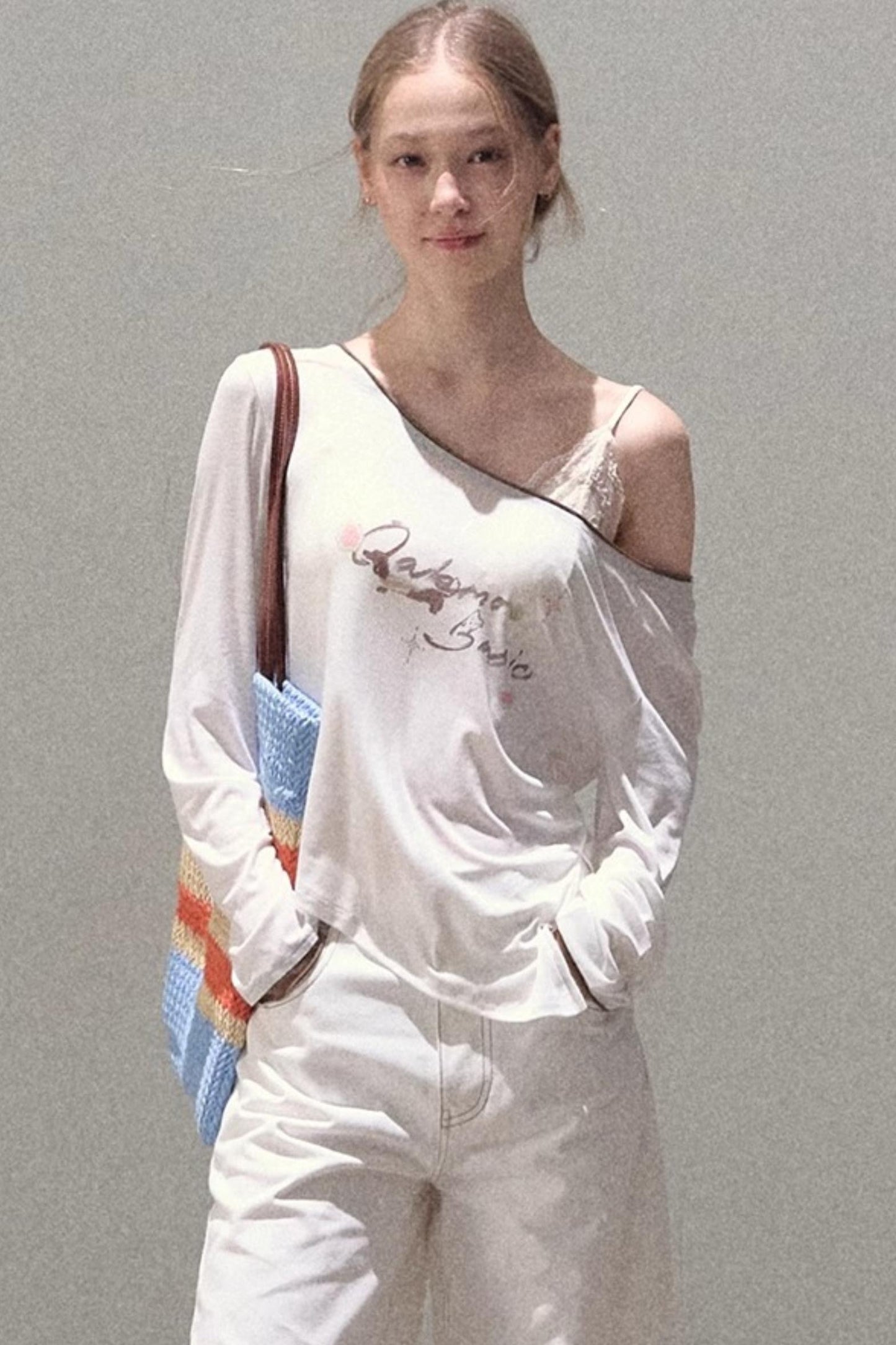 Tencel Blend Cowl Knit Top