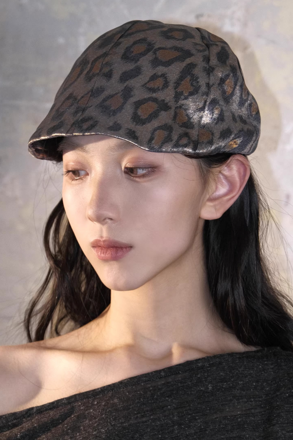 Leopard Print Memory Silk Cap