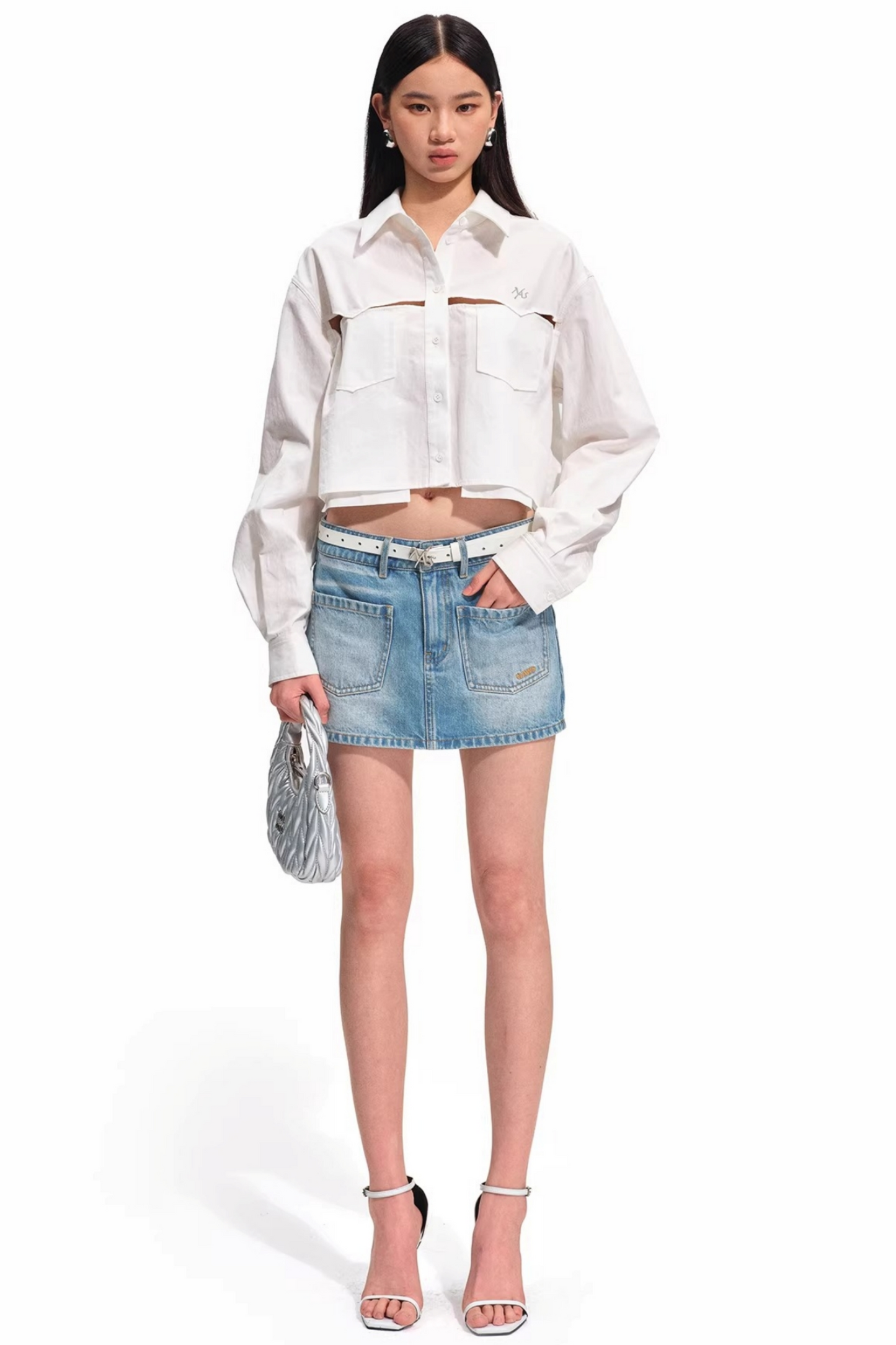 Tencel Cotton Patchwork Blouse