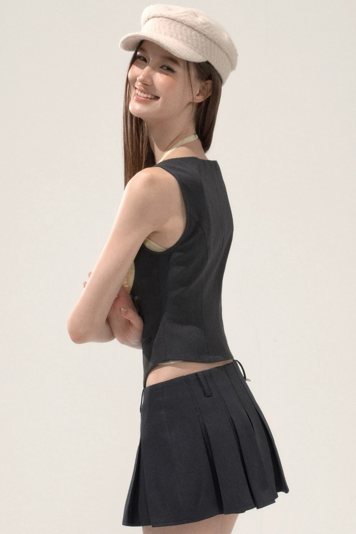 Slim Fit Blazer Vest