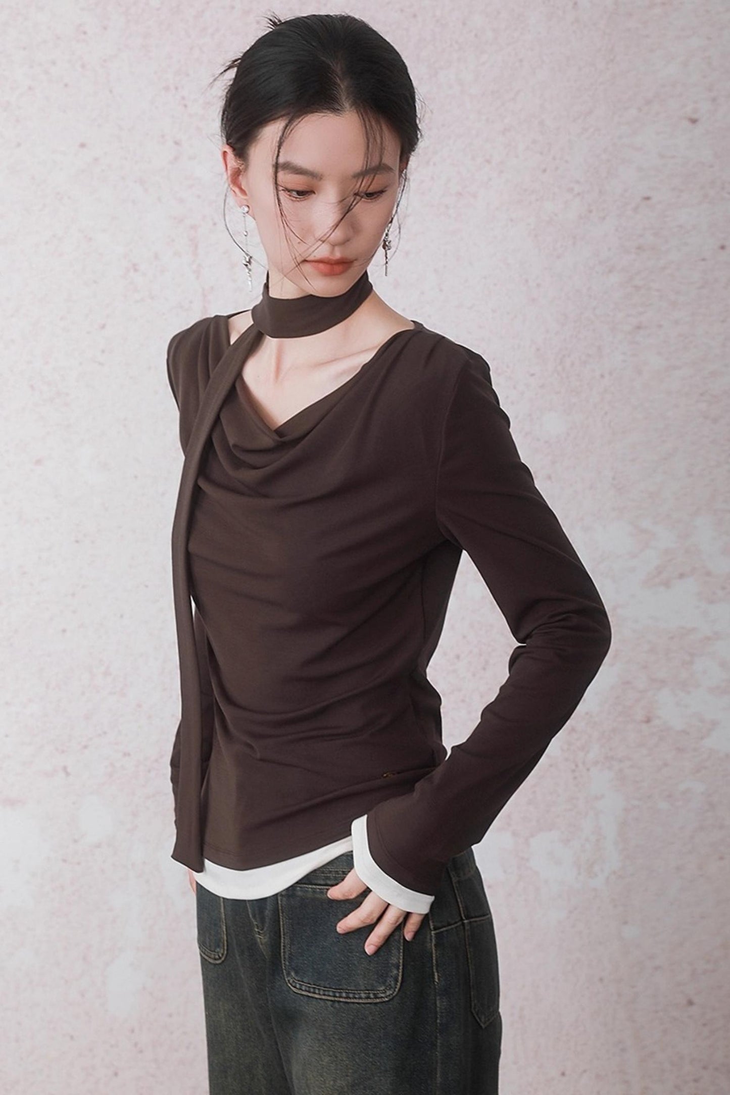 Swing Collar T-Shirt