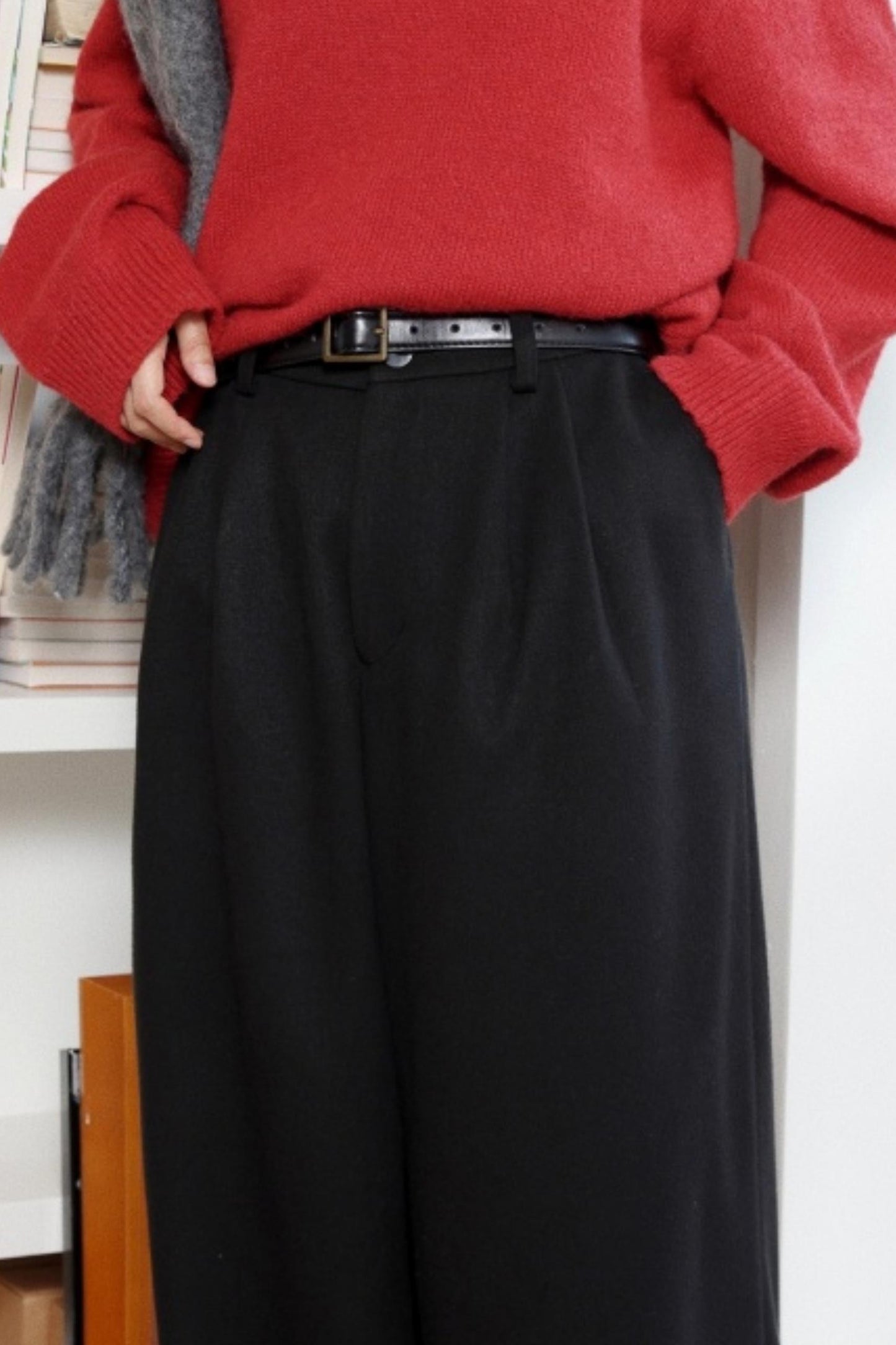 Black Sugar Wool Pants