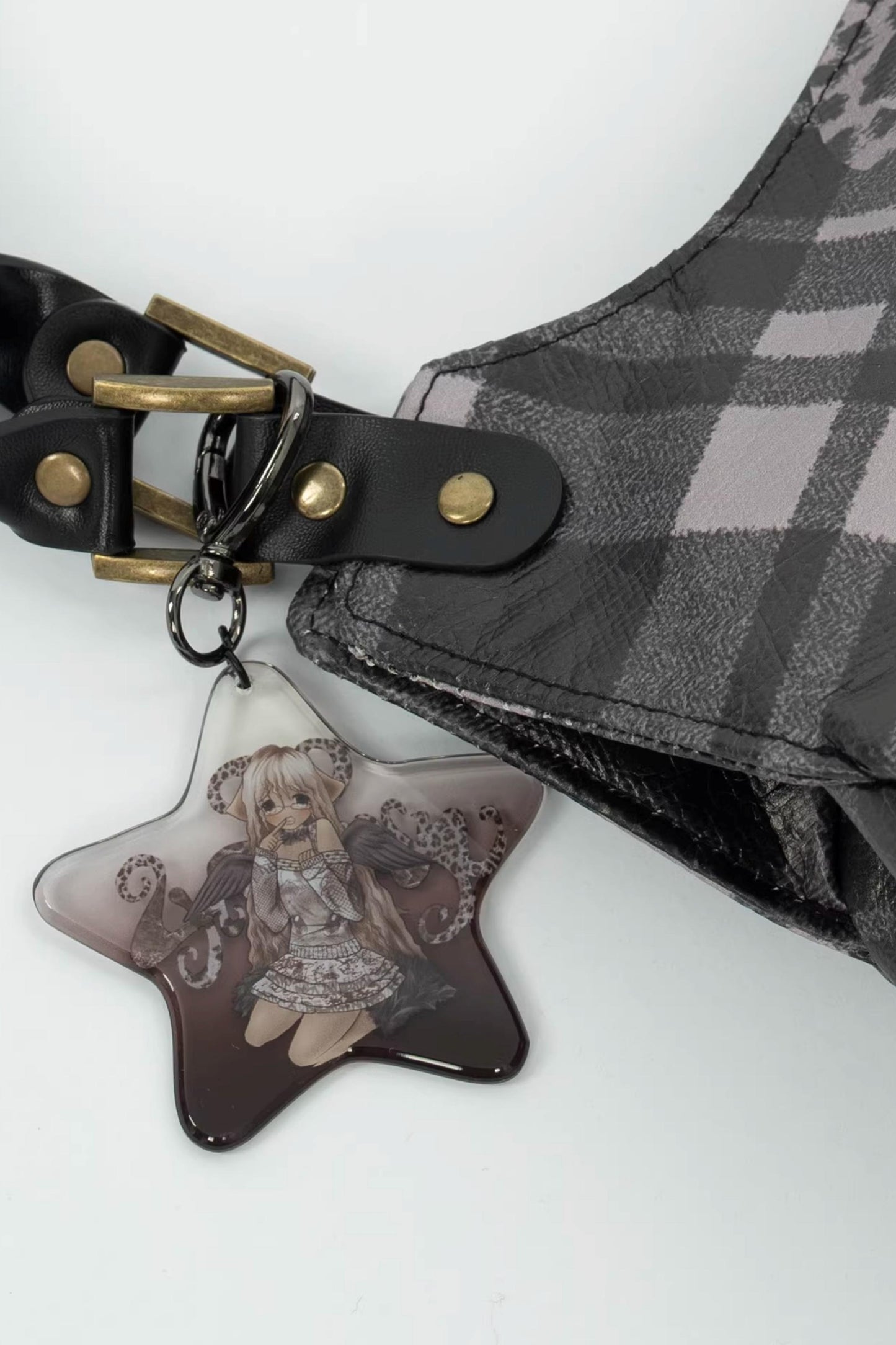 Lightweight Plaid Printed Bag