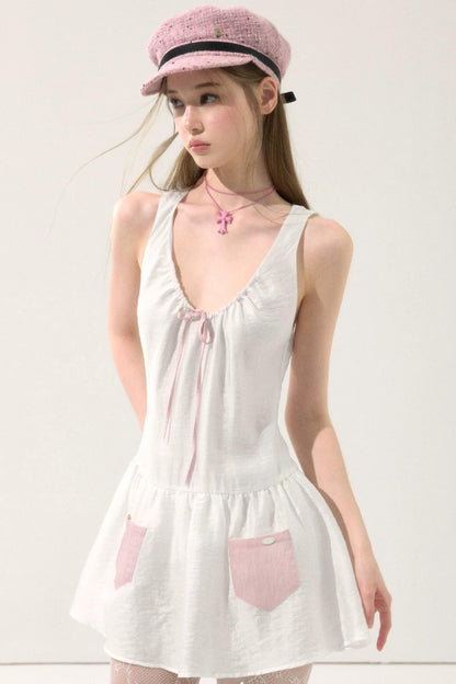 Sweet Color-Blocking Dress