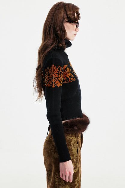 Vintage Jacquard Sweater