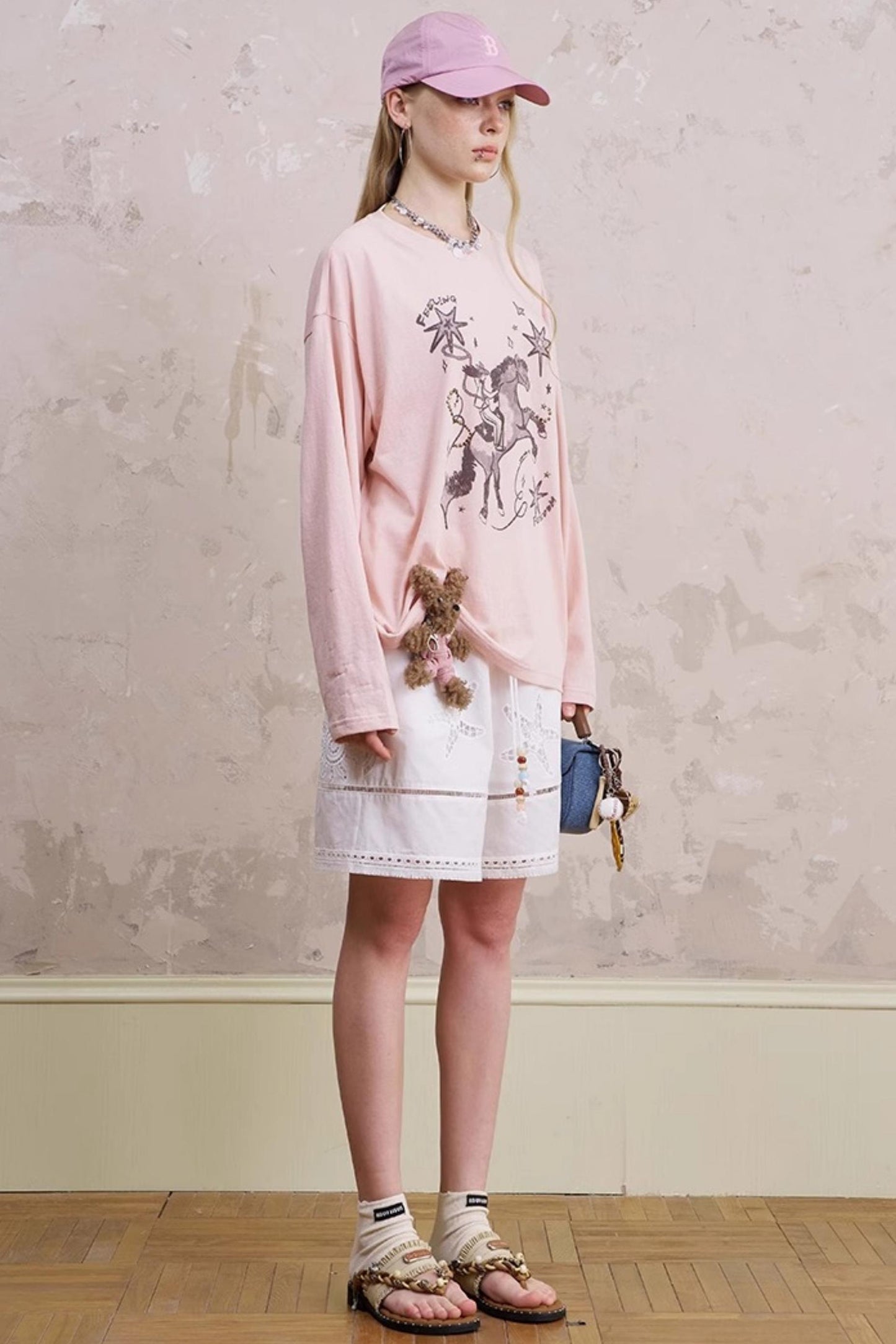 Airy Embroidered Summer Shorts