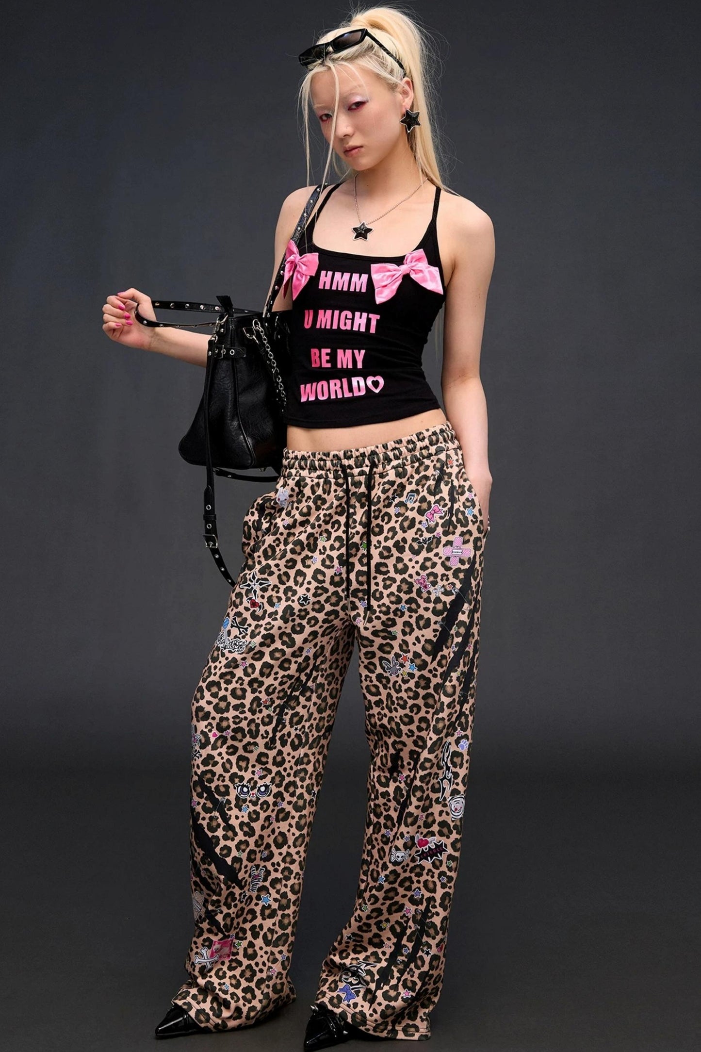 Sweatpants mit Leopardenmuster