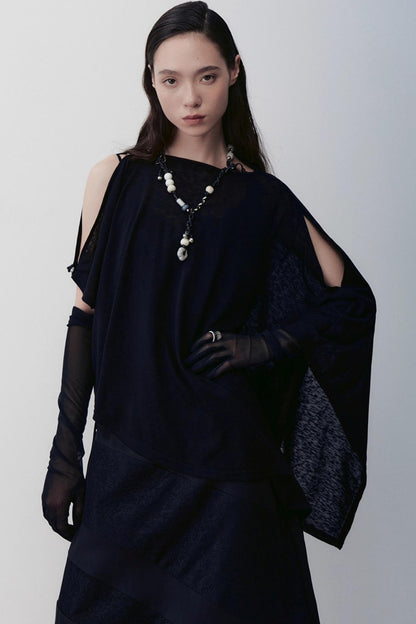 Unique Heart Beaded Glass Necklace