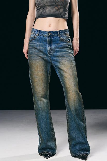 Distressed Denim Jeans