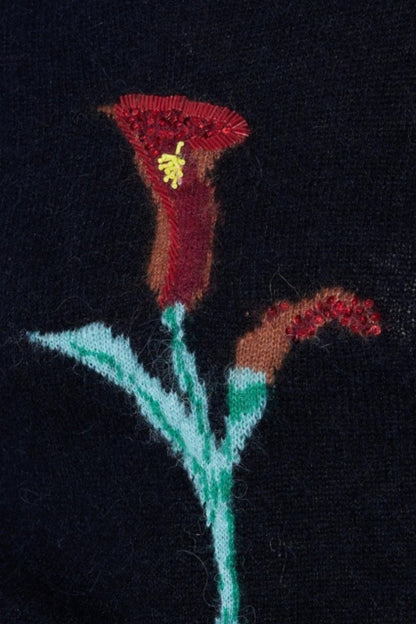 Alpaca Wool Sequin Sweater